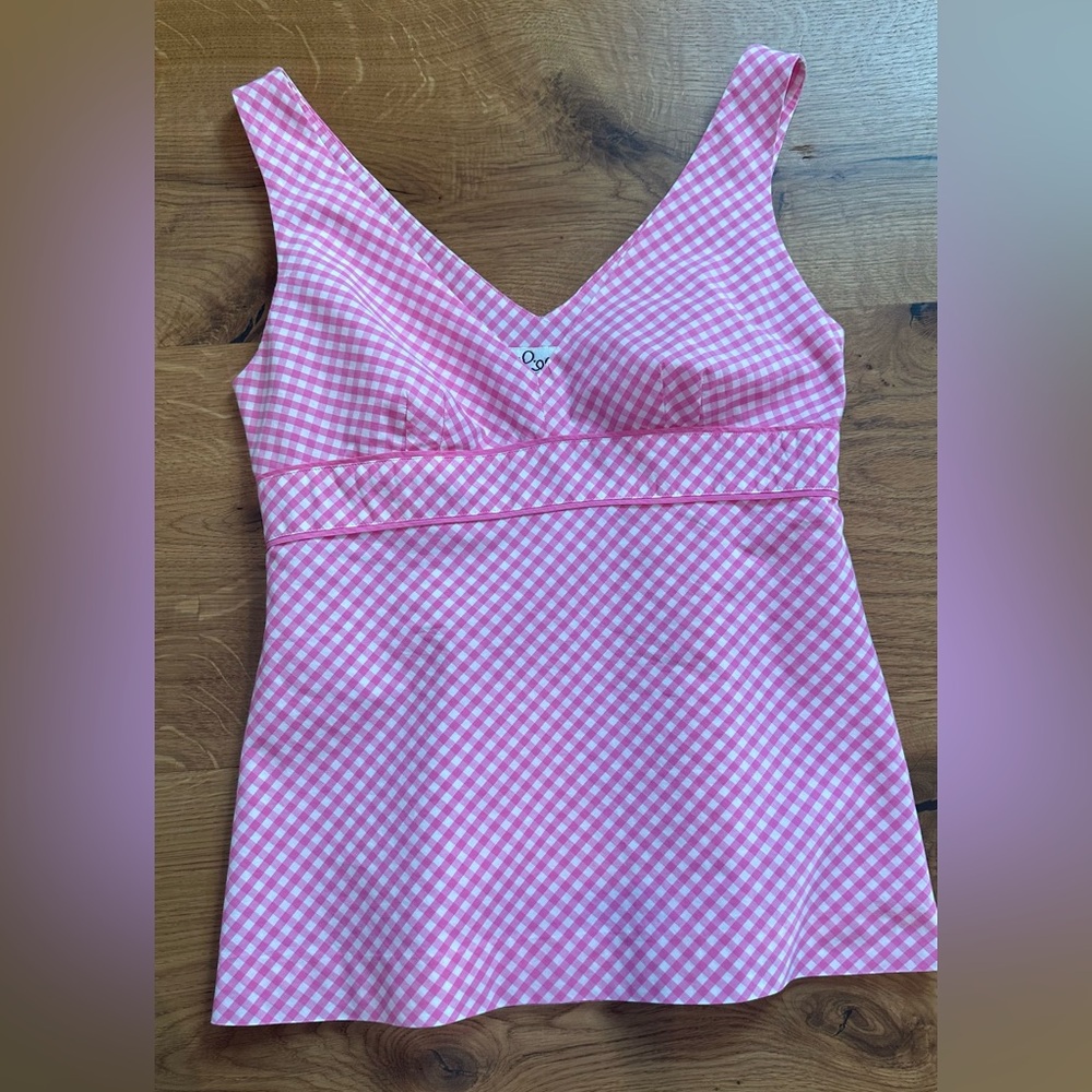 🩷 Lily Pulitzer Pink Gingham Tank 🩷